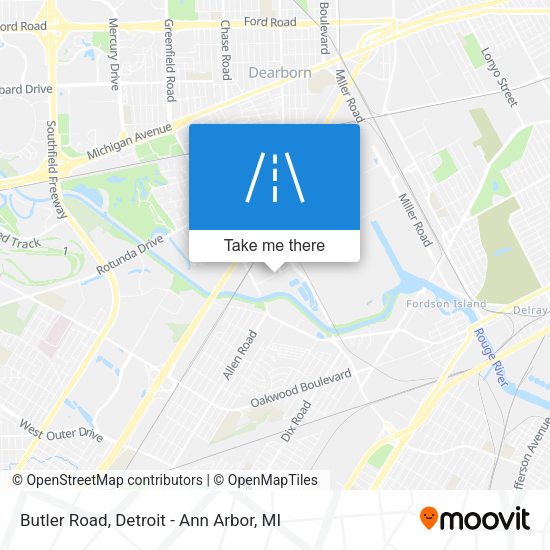 Mapa de Butler Road