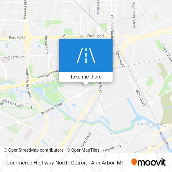 Mapa de Commerce Highway North