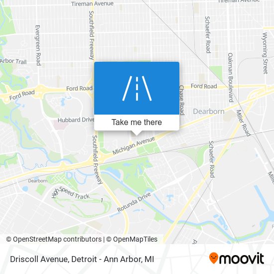 Driscoll Avenue map