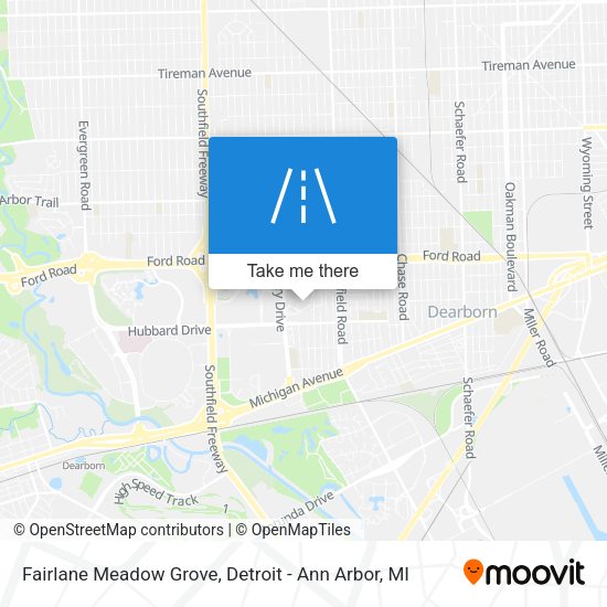 Mapa de Fairlane Meadow Grove