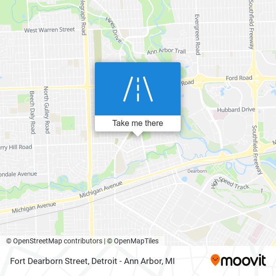 Mapa de Fort Dearborn Street