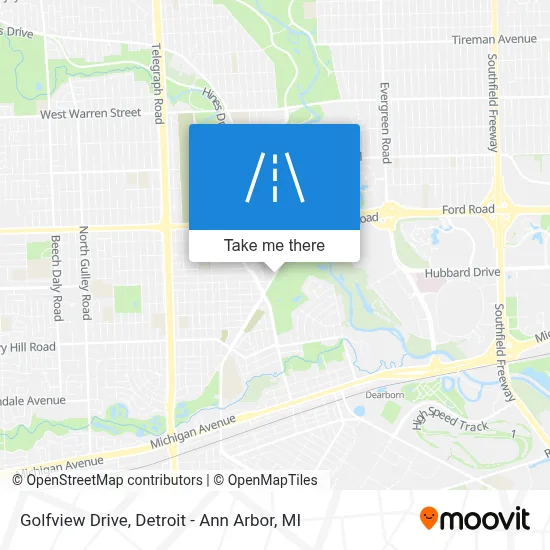 Golfview Drive map