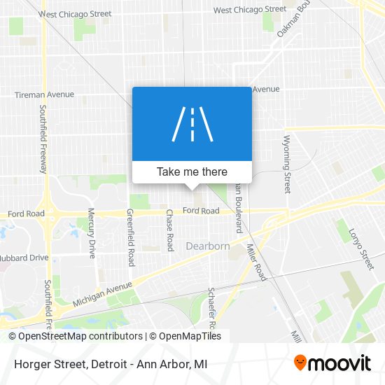 Horger Street map