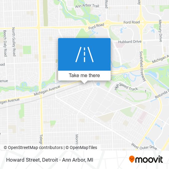 Howard Street map