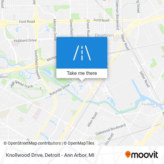 Knollwood Drive map