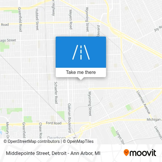 Middlepointe Street map