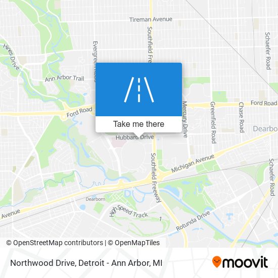 Northwood Drive map