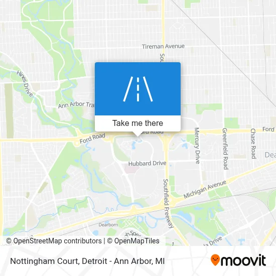 Nottingham Court map