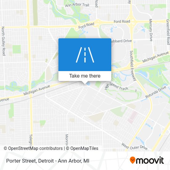 Mapa de Porter Street