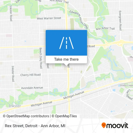 Rex Street map