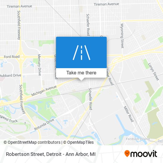 Robertson Street map