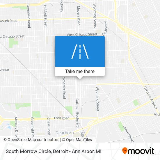 South Morrow Circle map