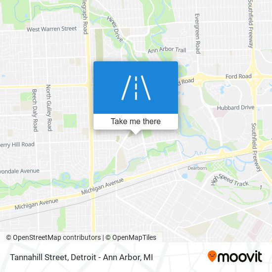 Tannahill Street map