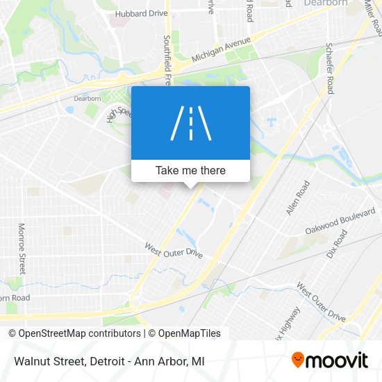 Mapa de Walnut Street