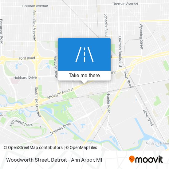 Woodworth Street map