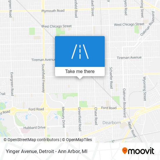 Yinger Avenue map