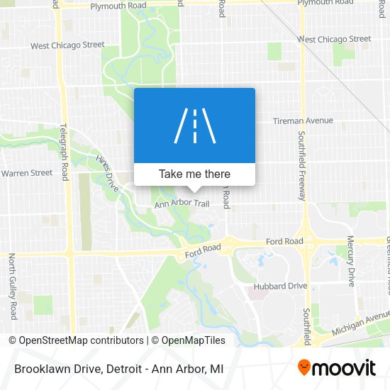 Brooklawn Drive map