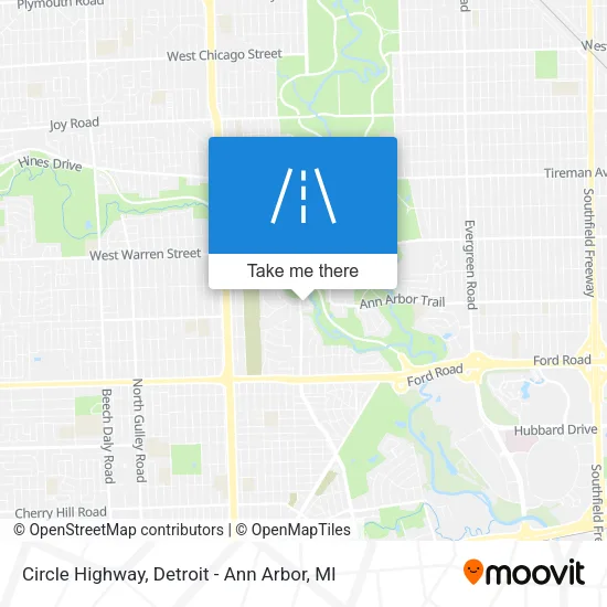 Circle Highway map