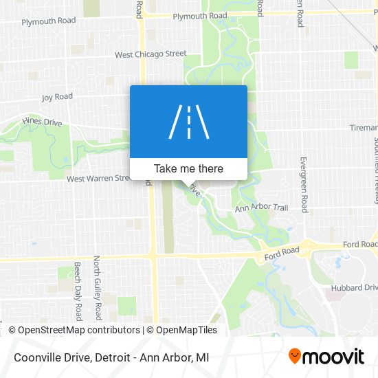 Coonville Drive map