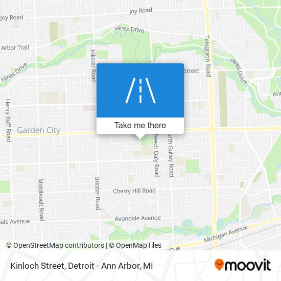 Kinloch Street map