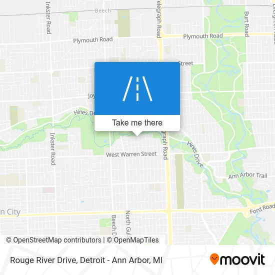 Rouge River Drive map