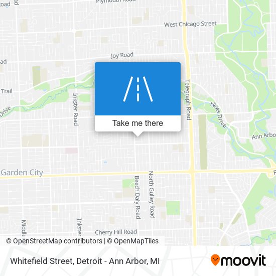 Whitefield Street map