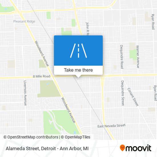 Mapa de Alameda Street