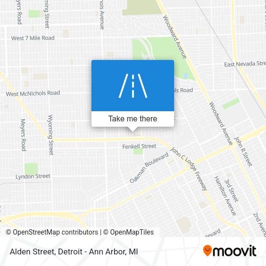 Mapa de Alden Street