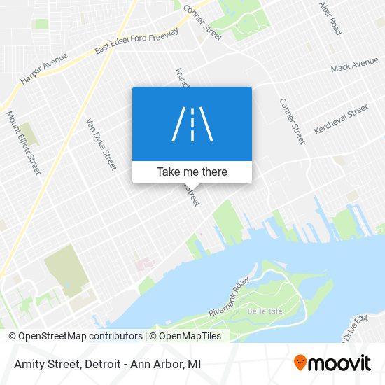 Mapa de Amity Street