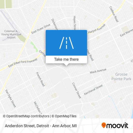 Anderdon Street map