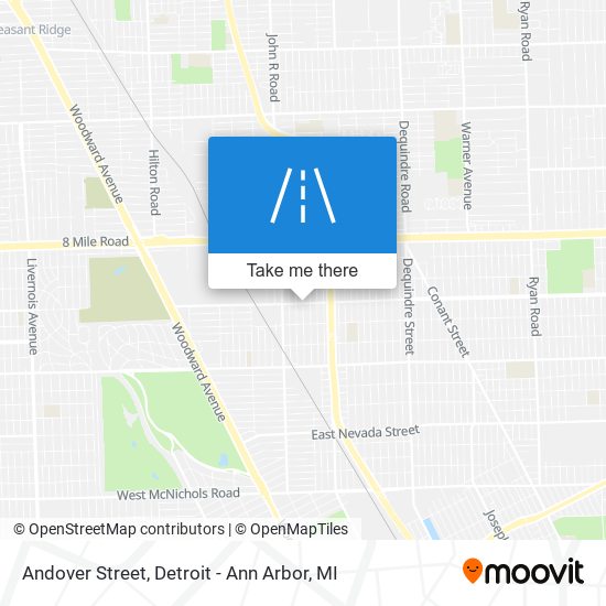 Mapa de Andover Street