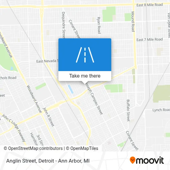 Anglin Street map