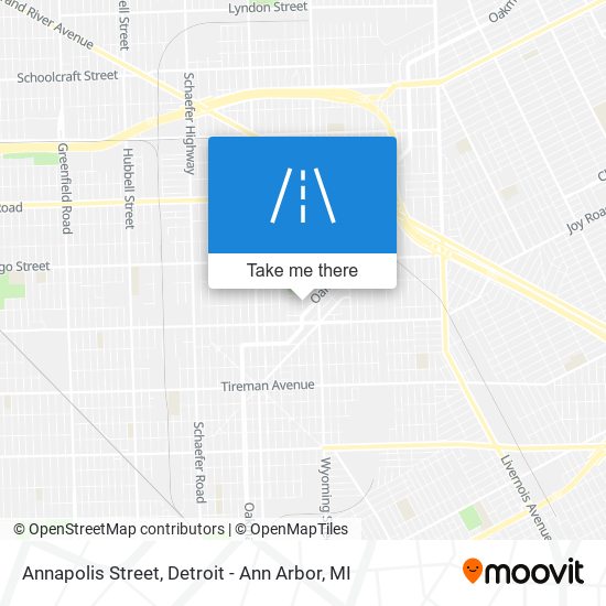 Mapa de Annapolis Street