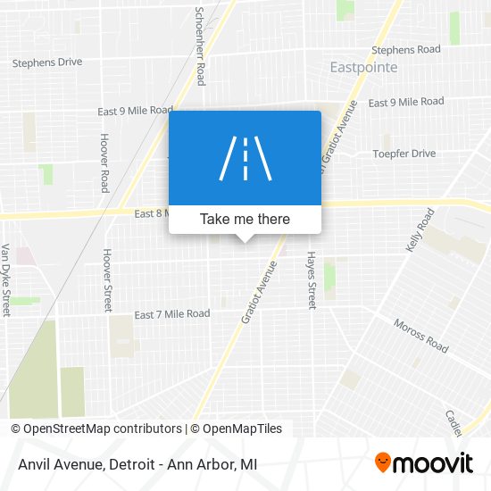 Anvil Avenue map