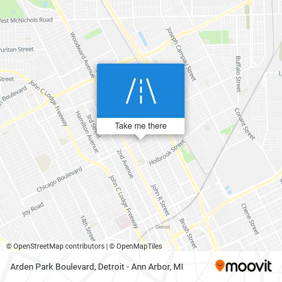 Mapa de Arden Park Boulevard