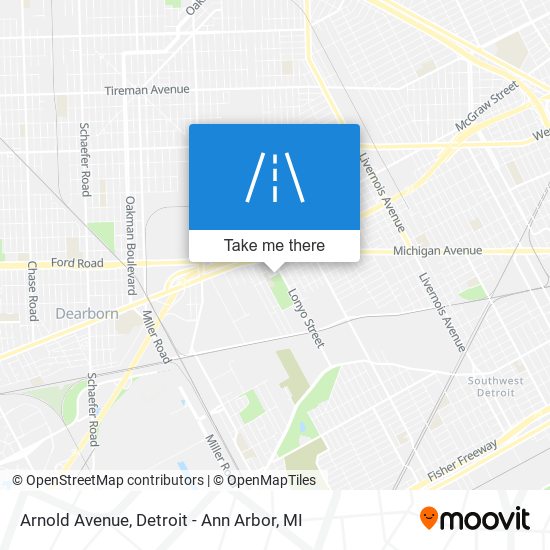 Mapa de Arnold Avenue