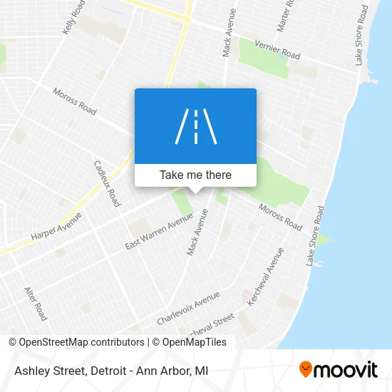 Mapa de Ashley Street