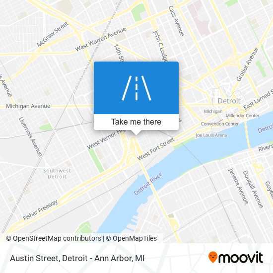 Mapa de Austin Street