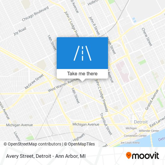Mapa de Avery Street
