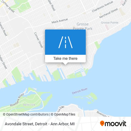 Mapa de Avondale Street