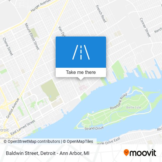 Baldwin Street map