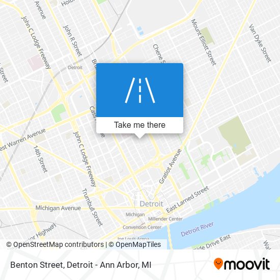 Mapa de Benton Street