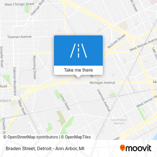 Mapa de Braden Street