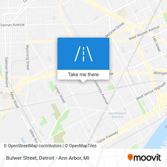 Mapa de Bulwer Street