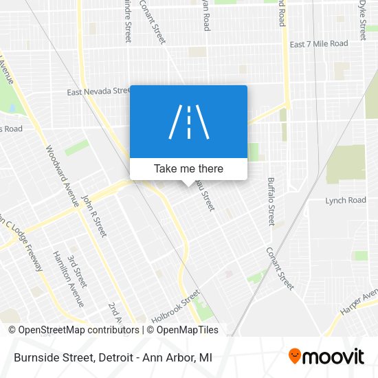 Mapa de Burnside Street