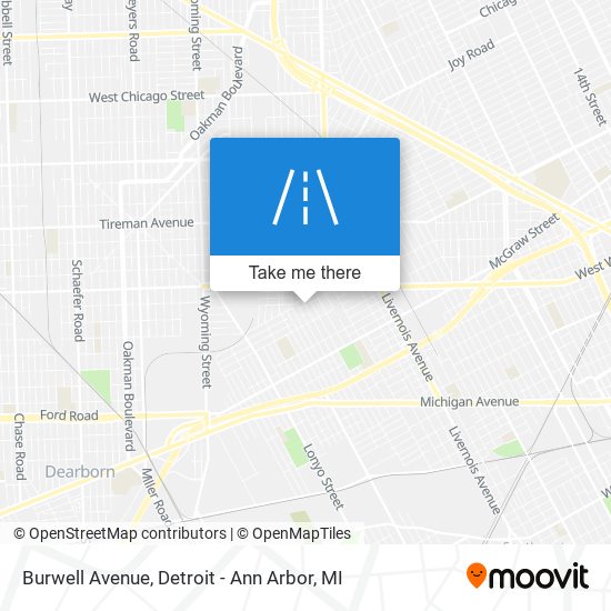 Mapa de Burwell Avenue