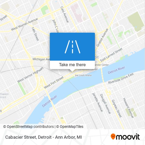 Cabacier Street map