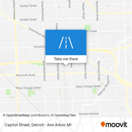 Capitol Street map