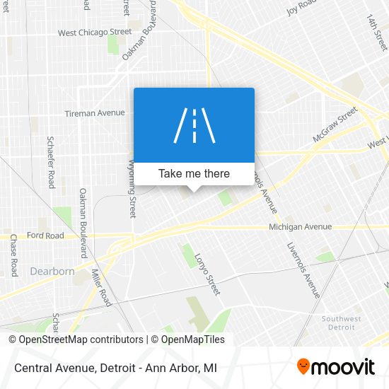 Mapa de Central Avenue