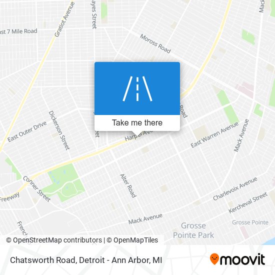 Mapa de Chatsworth Road